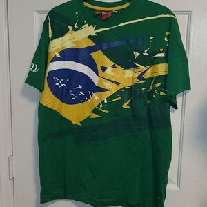 Mens Puma Massa Brazil Graphic Tee